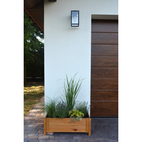 Ghiveci de calitate din lemn, de culoare bej deschis