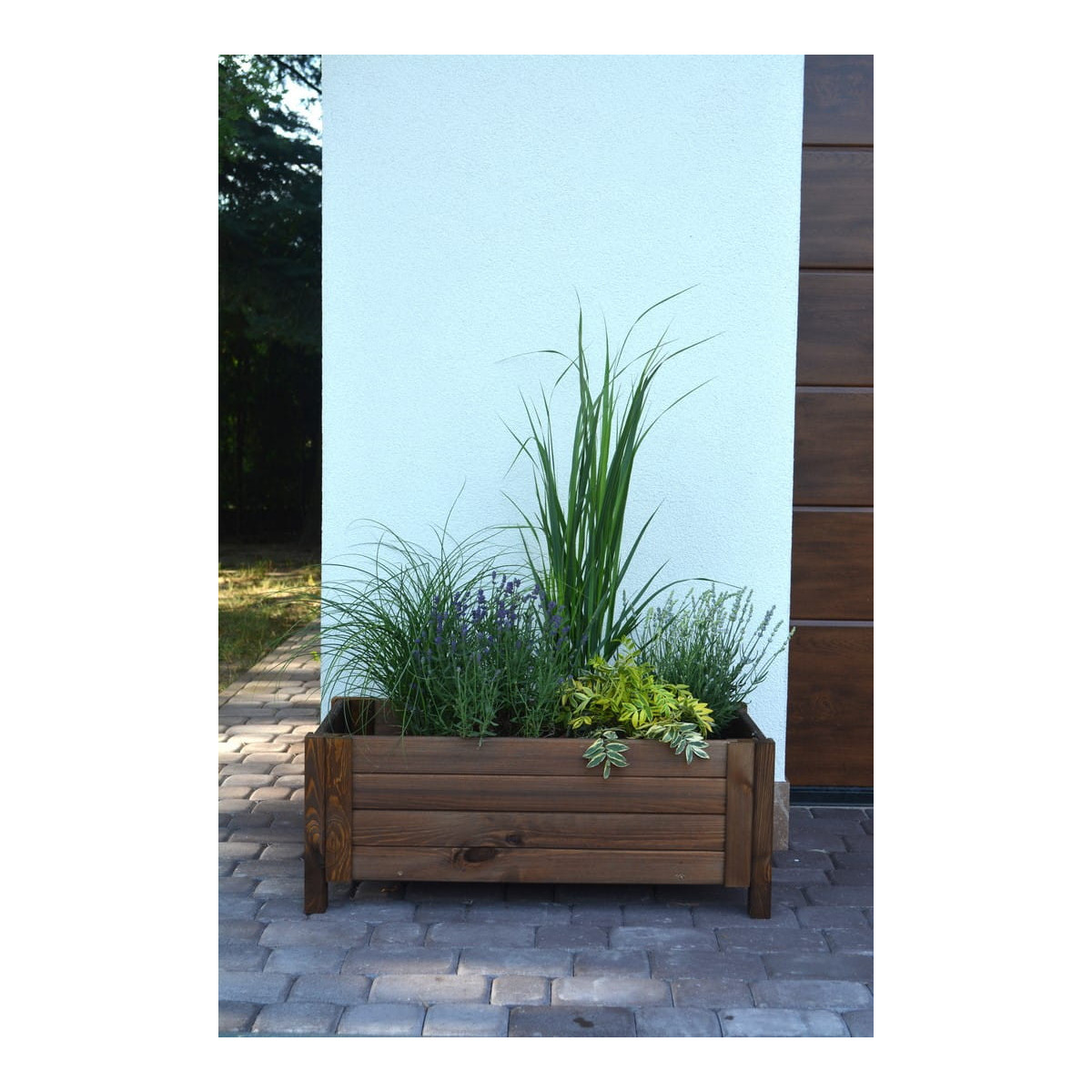 Elegant vas în culoare maro, 80 cm