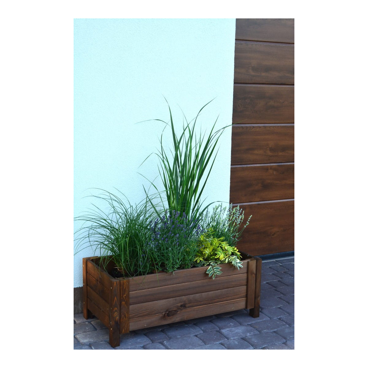 Elegant vas în culoare maro, 80 cm