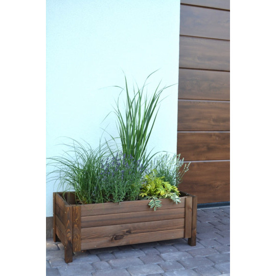 Elegant vas în culoare maro, 80 cm