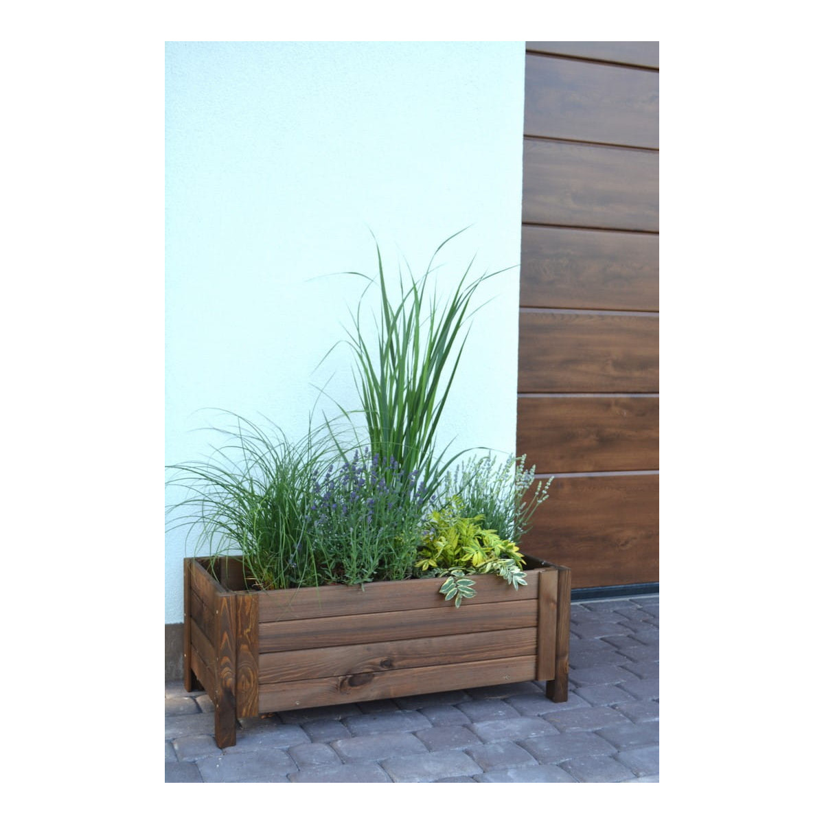 Elegant vas în culoare maro, 80 cm