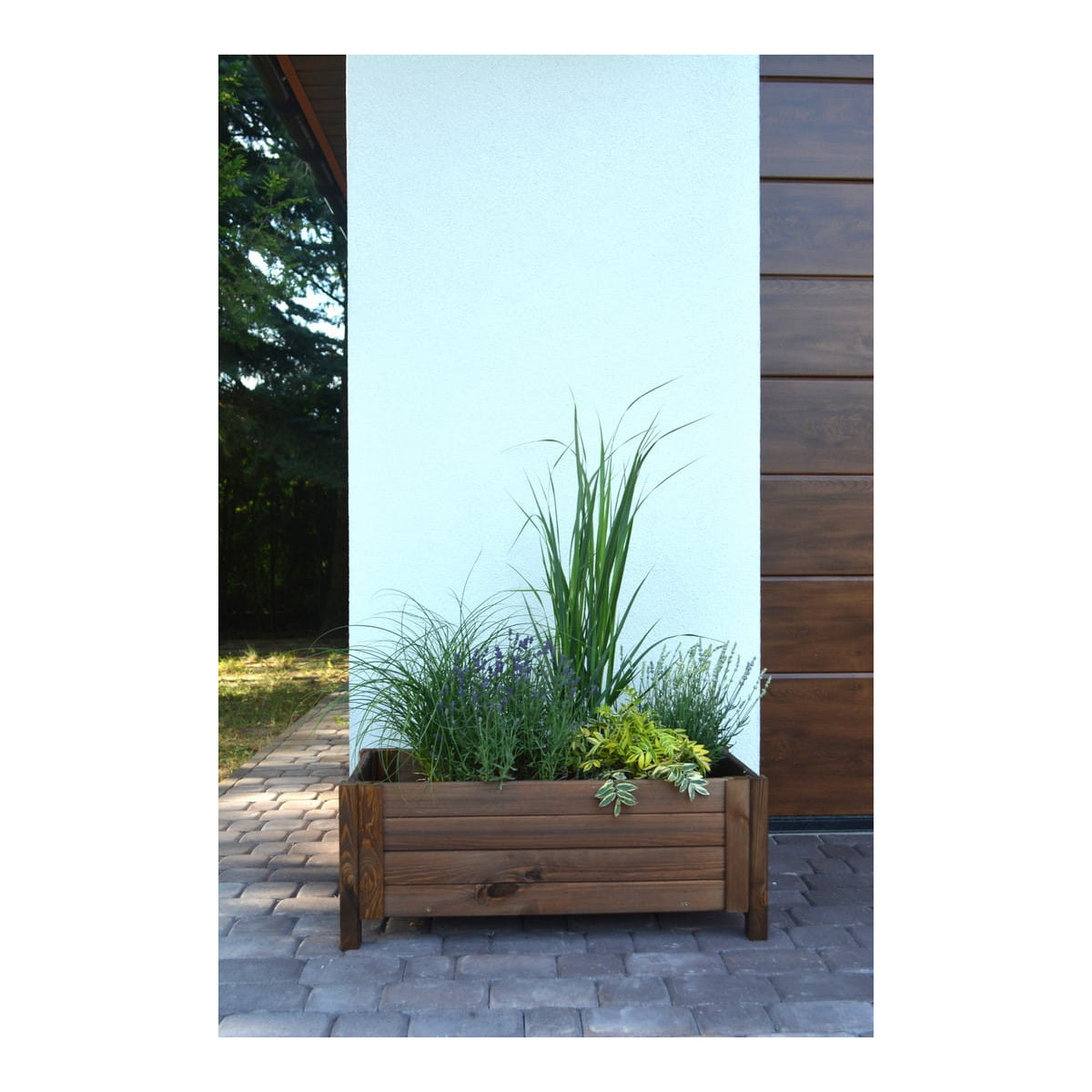 Elegant vas în culoare maro, 80 cm