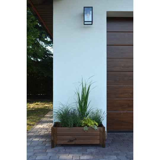 Elegant vas în culoare maro, 80 cm