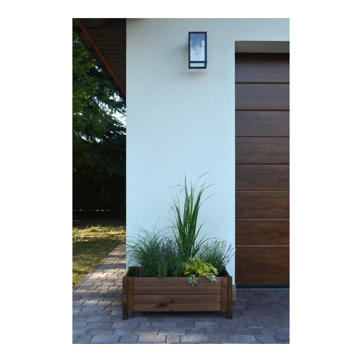 Elegant vas în culoare maro, 80 cm