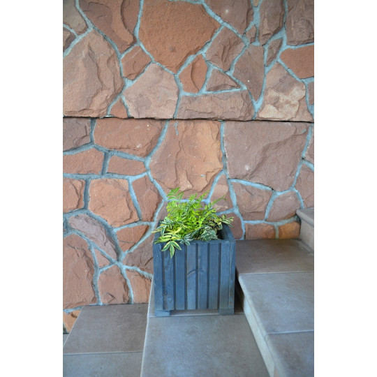 Ghiveci din lemn impregnate, 25 cm