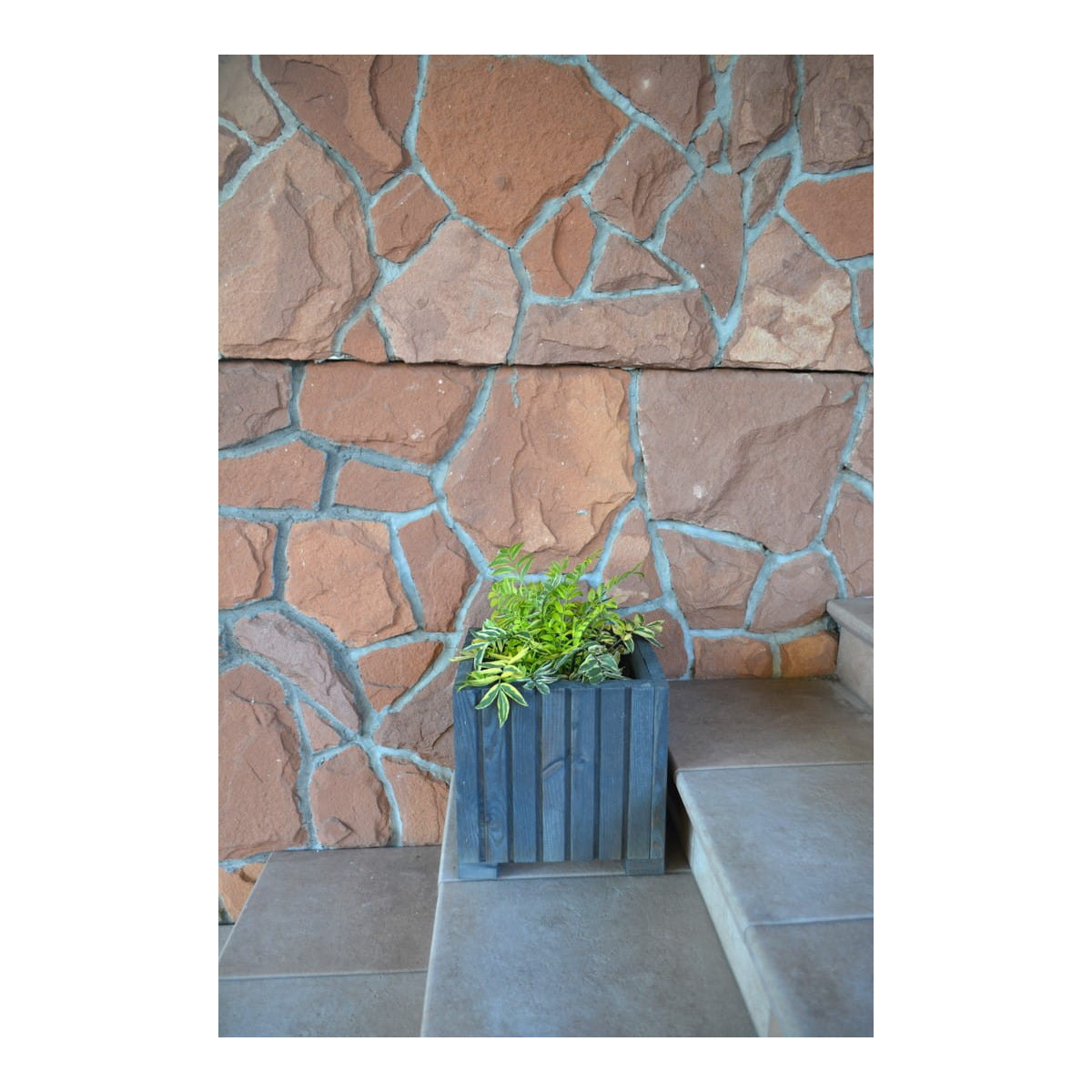 Ghiveci din lemn impregnate, 25 cm