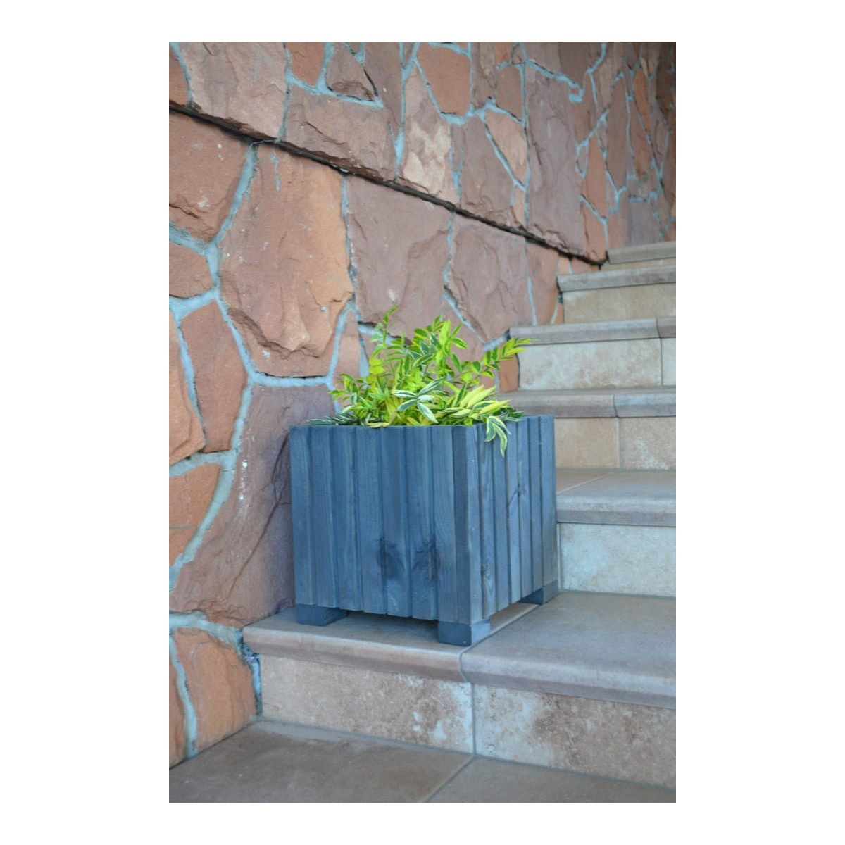 Ghiveci din lemn impregnate, 25 cm