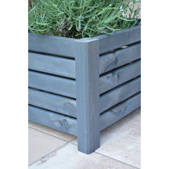 Vas proastă grădină mare de culoare gri închis