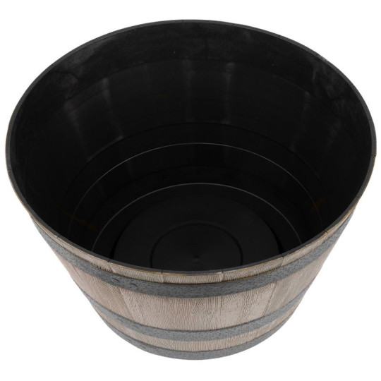 Vaza rezistenta cu efect de lemn 53x32 cm