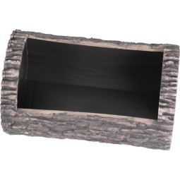 Vază în formă de trunchi cu efect de lemn, 23x35 cm