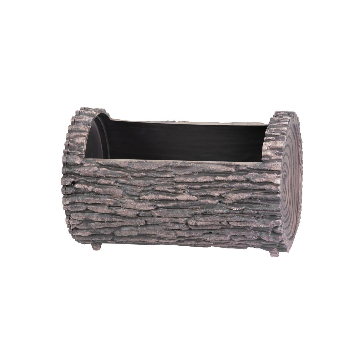 Vază în formă de trunchi cu efect de lemn, 23x35 cm