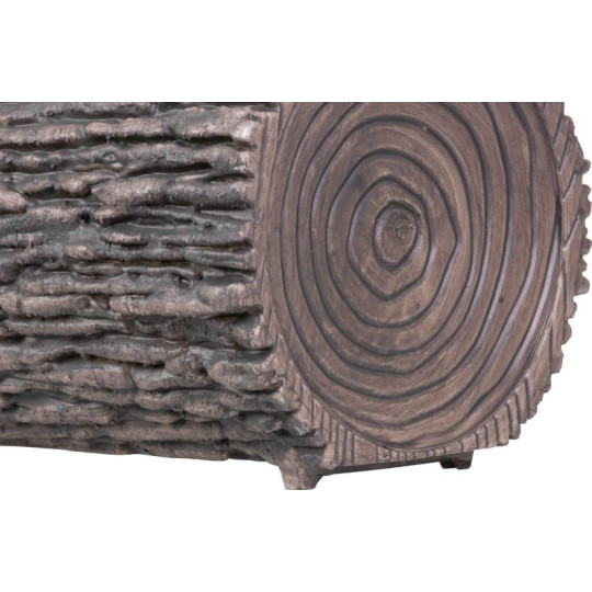 Vază în formă de trunchi cu efect de lemn, 23x35 cm