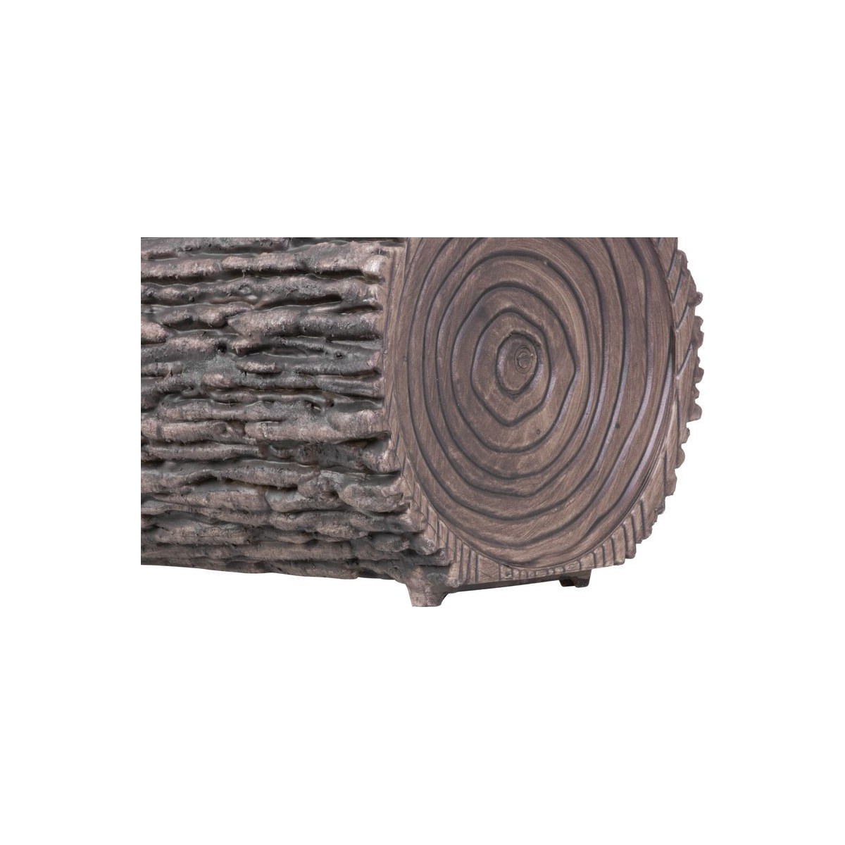 Vază în formă de trunchi cu efect de lemn, 23x35 cm