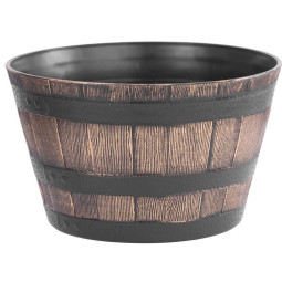 Vaza cu efect de lemn în design rustic