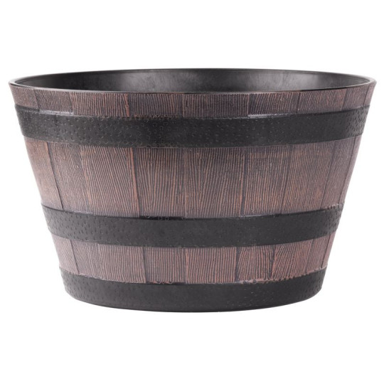 Rezistentă ghiveci cu aspect de lemn