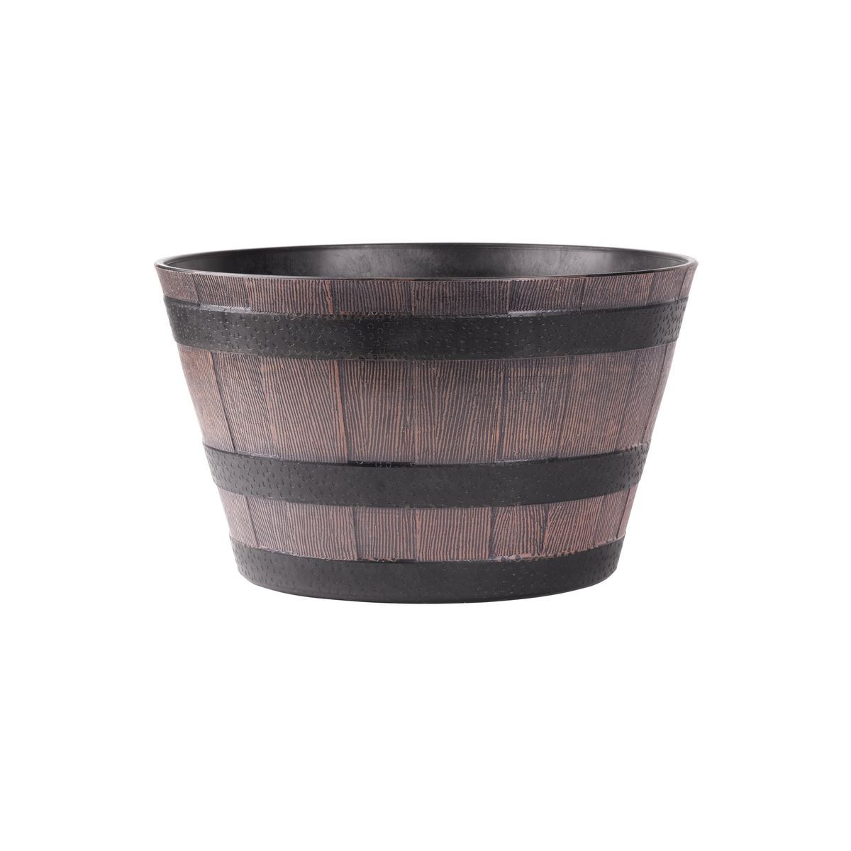 Rezistentă ghiveci cu aspect de lemn