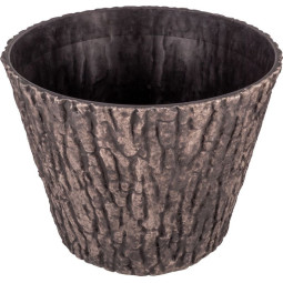 Ghiveci de grădină cu textură din lemn, 37,5x30 cm