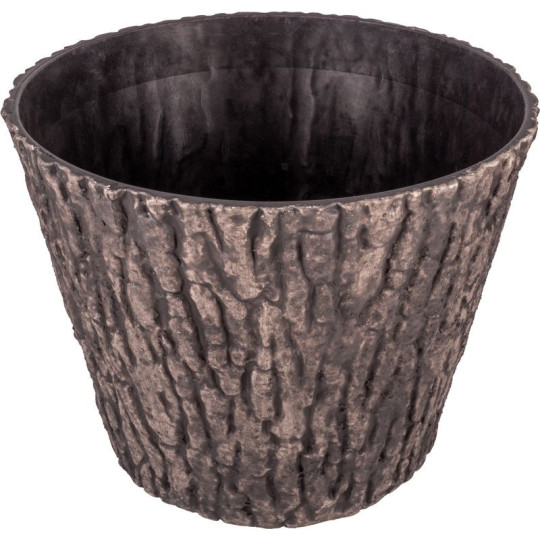 Ghiveci de grădină cu textură din lemn, 37,5x30 cm