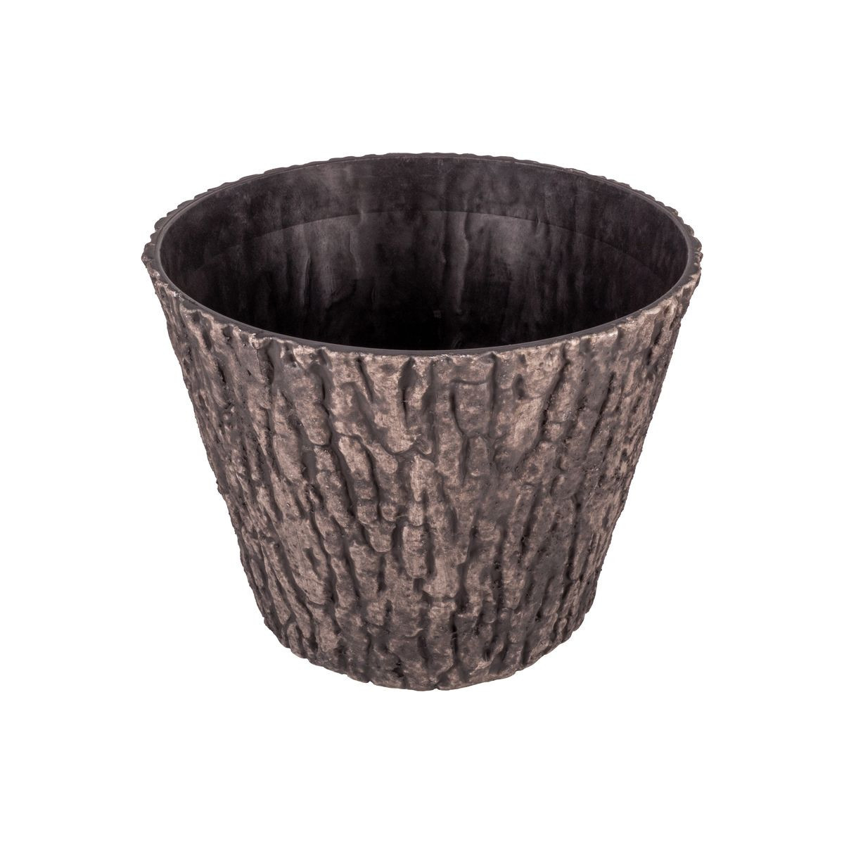 Ghiveci de grădină cu textură din lemn, 37,5x30 cm