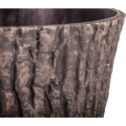 Ghiveci de grădină cu textură din lemn, 37,5x30 cm