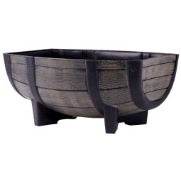 Elegantă вазă cu efect de lemn