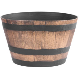 Ghiveci de grădină cu decor din lemn 52x32 cm