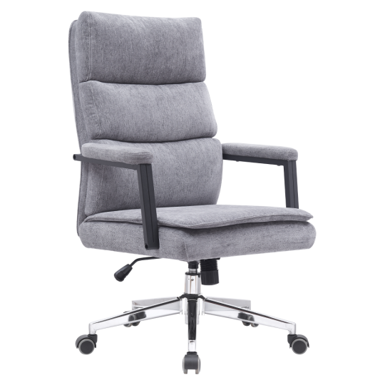 Scaun de birou ergonomic în culoarea gri ZAVIER