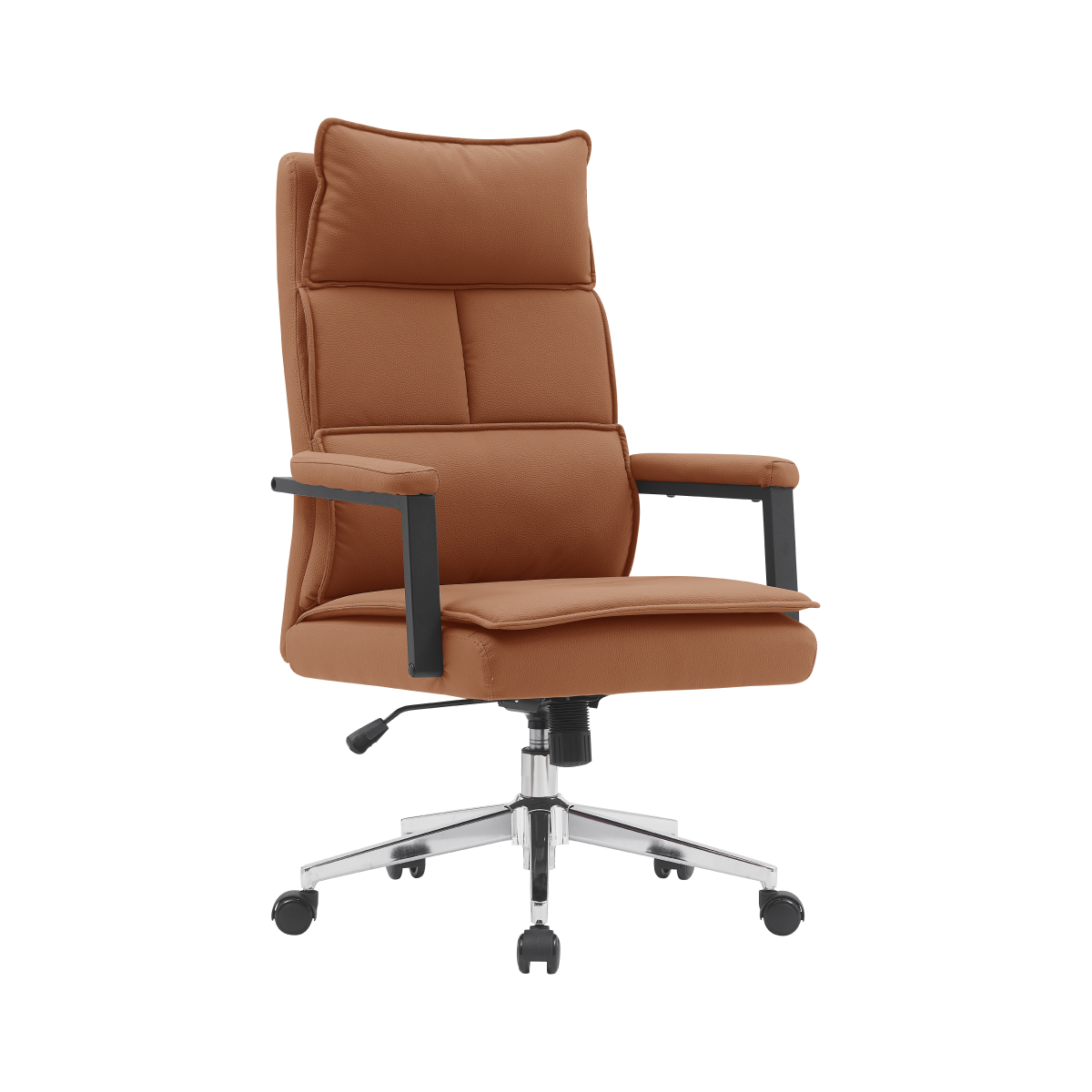 Scaun de birou design în culoarea brown, KAHIL