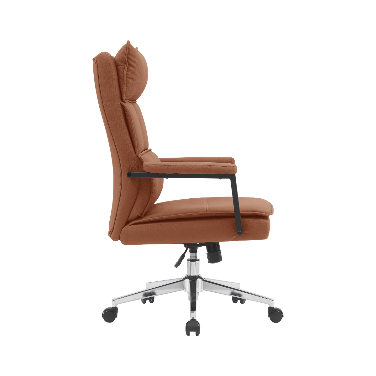 Scaun de birou design în culoarea brown, KAHIL