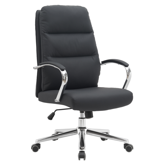 Scaun de birou modern, de culoare neagră, ADMON