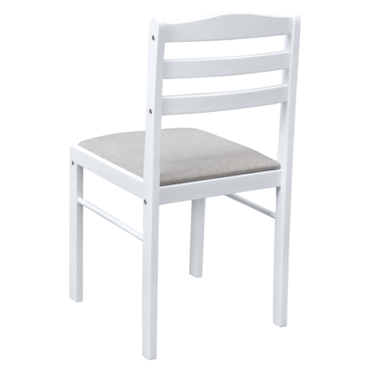 Set de mese 1+4 de culoare albă, SOMIN