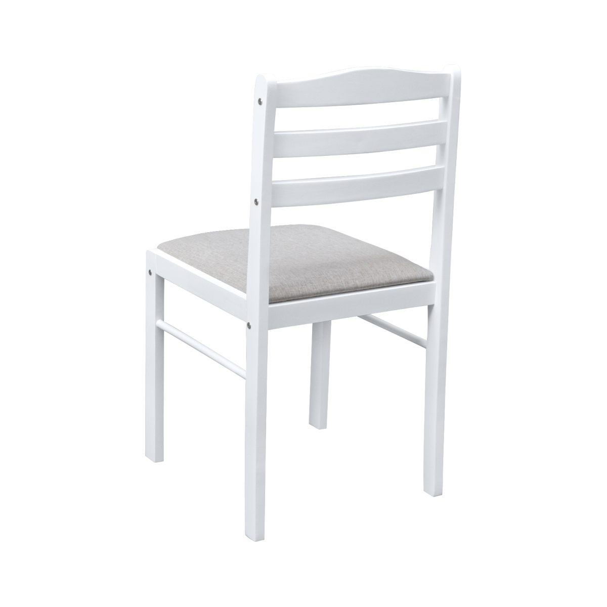 Set de mese 1+4 de culoare albă, SOMIN