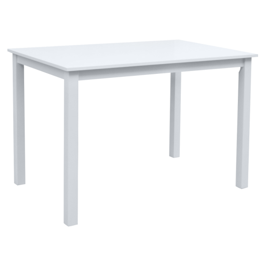 Set de mese 1+4 de culoare albă, SOMIN