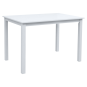Set de mese 1+4 de culoare albă, SOMIN