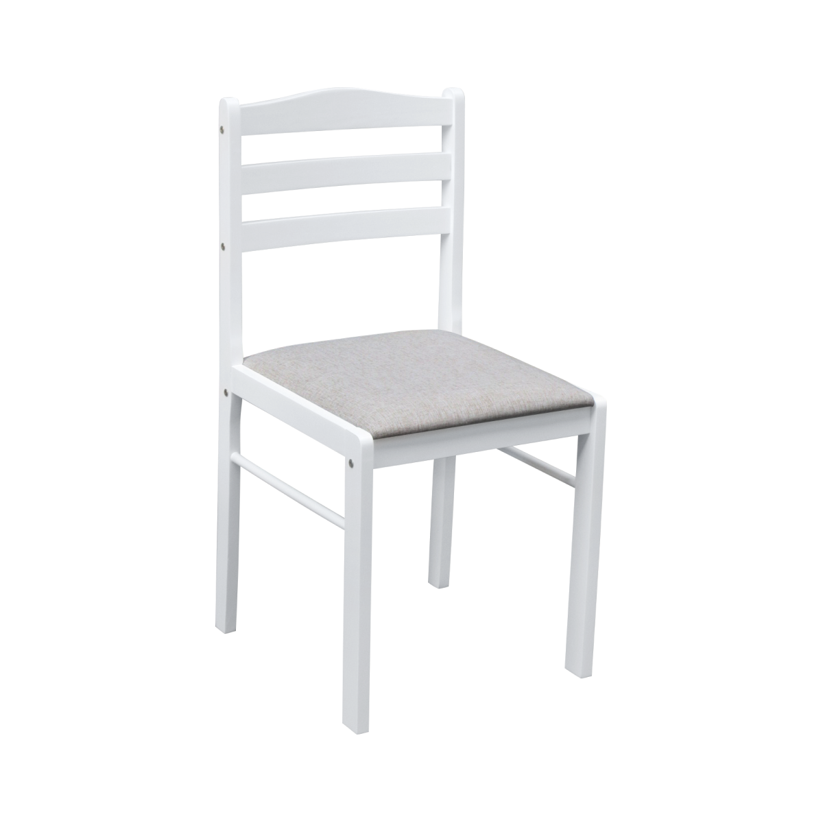 Set de mese 1+4 de culoare albă, SOMIN