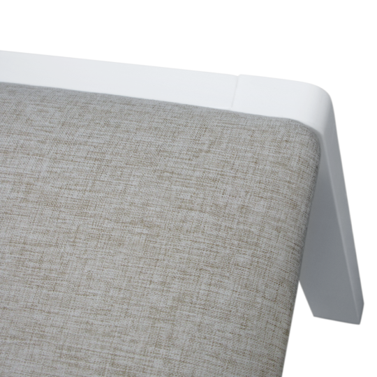 Set de mese 1+4 de culoare albă, SOMIN