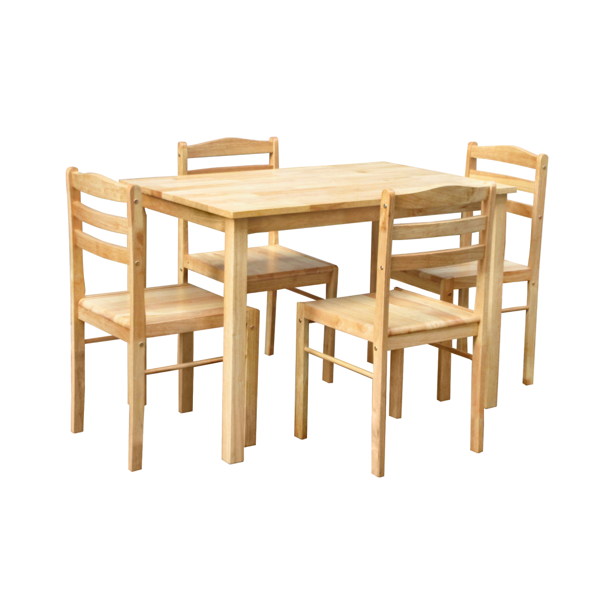 Set pentru dining cu masă și 4 scaune, LOAK