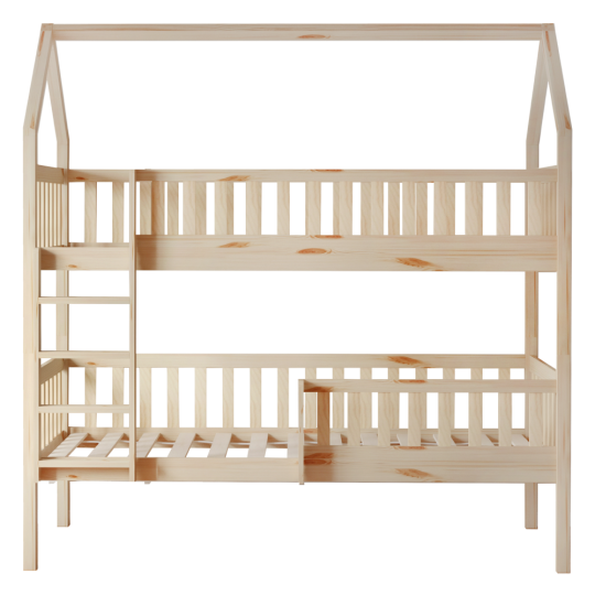 Pat cu două etaje pentru copii în formă de căsuță, VENITA TYP2