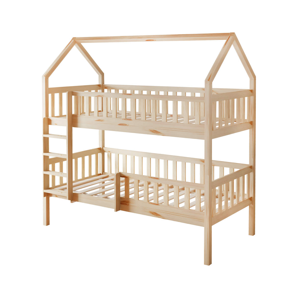 Pat cu două etaje pentru copii în formă de căsuță, VENITA TYP2