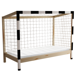 Pat ți de pat pentru copii în formă de poartă de fotbal, FUTAL.