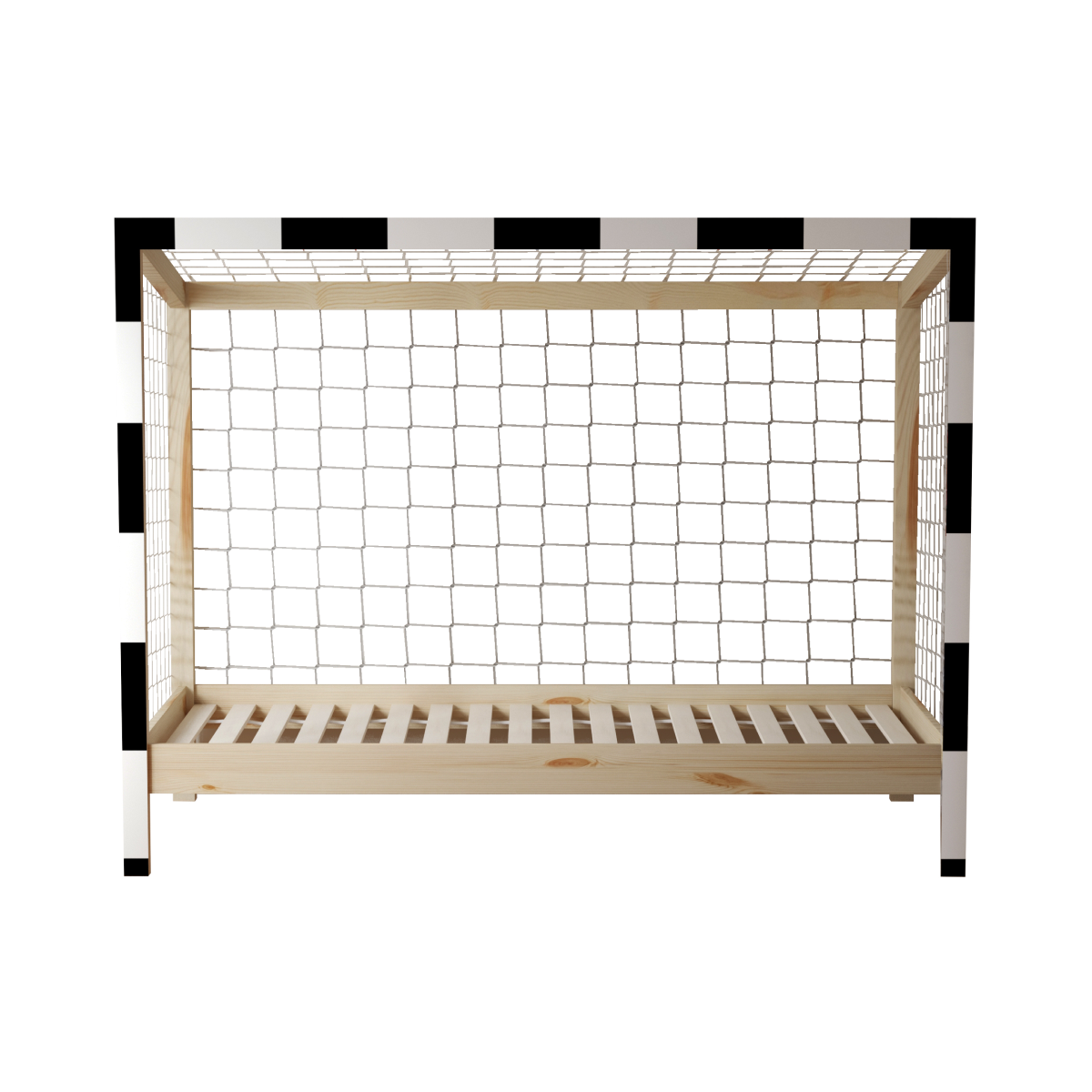 Pat ți de pat pentru copii în formă de poartă de fotbal, FUTAL.