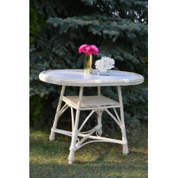 Marec marec oval tabel alb.