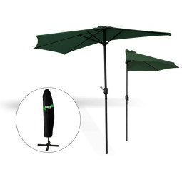 Umbrelă de balcon verde