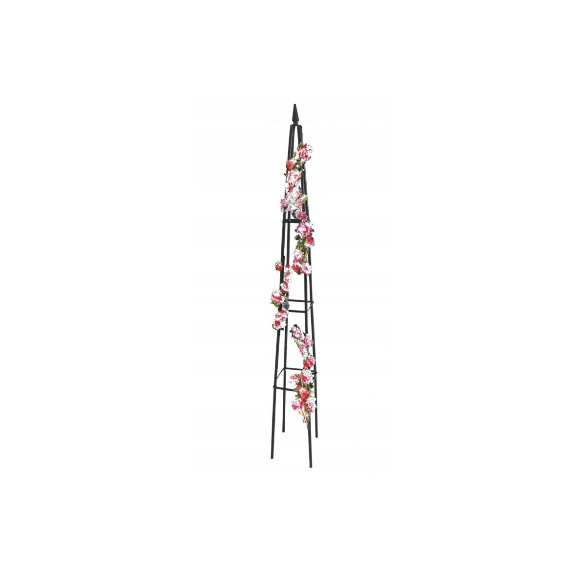 Pergola de grădină piramidă 31x31x200 cm