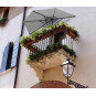 Umbrelă de balcon verde