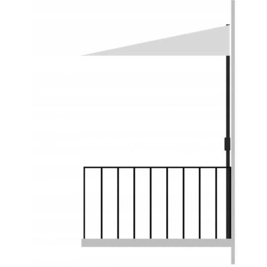 Umbrelă de balcon verde