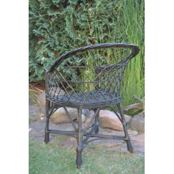 Scaun de grădină din ratan Wenge