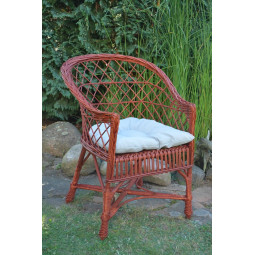 Scaun de grădină cu cuscus gri pentru cireșe