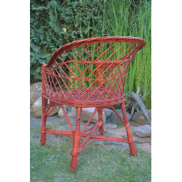 Fotoliul din rată de cireș pentru grădină