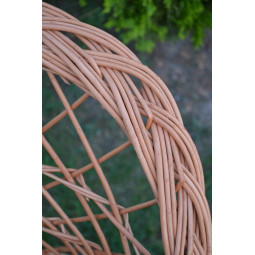 Scaun de grădină din răchită naturală